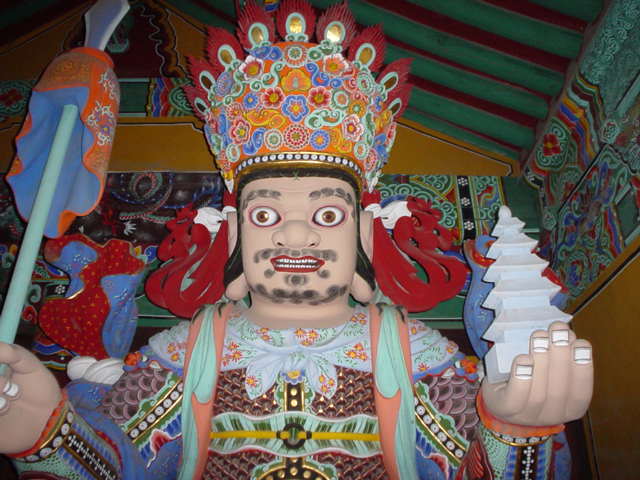 Carving at Beomeosa Temple in Busan