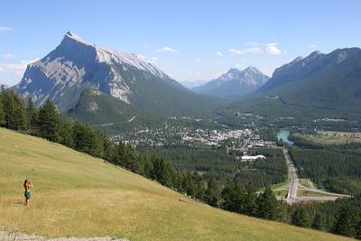 view from Mt. Norquay