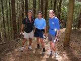 Glenn, Tony & Carol, coming down Middle Tiger