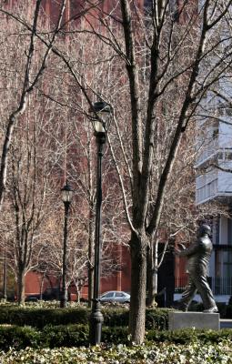 LaGuardia Place Gardens with Pear Trees