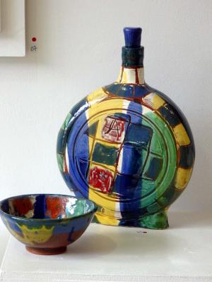 watermarks bottle and bowl