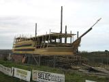 HMS Victory replica in build