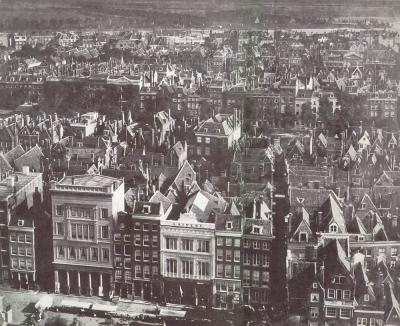 Photo taken from top of Laurens church before the devastating 1940 bombardment