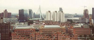 View from Laurens tower nowadays. My appartment is just before the left of the 3 housing towers