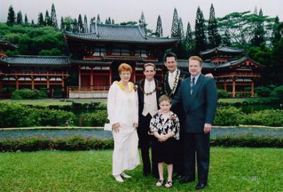 A and J with A's brother Mike nephew Jace mom Sarah2.JPG