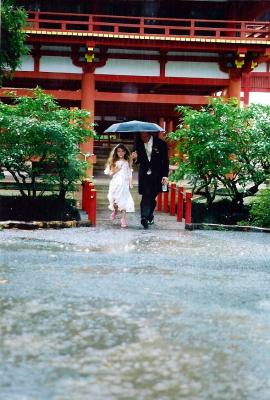 Alex and Justin Walking with Umbrella.JPG