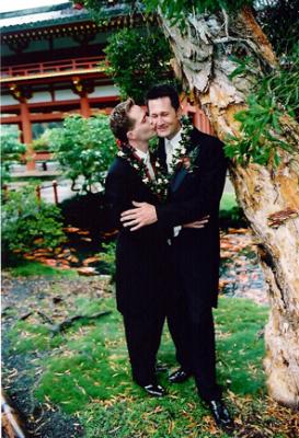Justin and Anthony by tree1.JPG