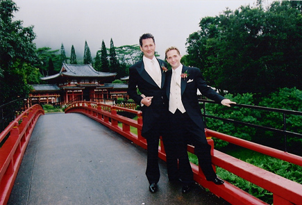 Justin and Anthony on bridge3.JPG