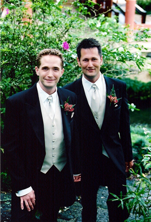 Justin and Anthony walking up path2.JPG