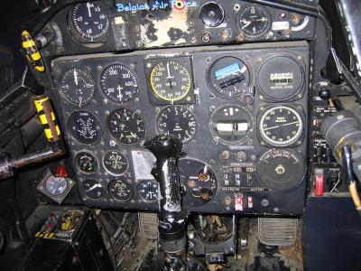 Fouga Magister cockpit