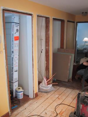 Day 2 - Moulding is removed