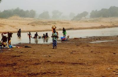 This is the river that they drink from, bathe in, do their laundry in, wash their dishes in, and water and bathe their cattle in