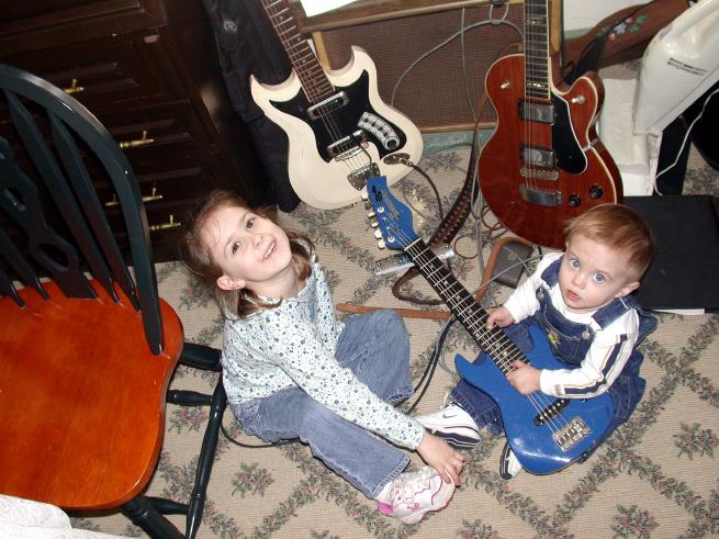 My House Jordan and Jared. Guitars get Babes every time.