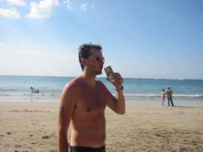 Brian on the beach at Dorado