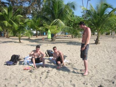 The boys on the beach