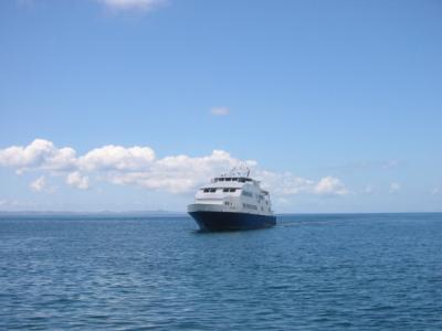 A nicer ferry arriving at Culebra