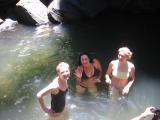 Jill, Jenni and Madi go swimming