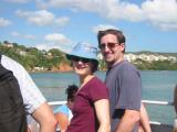 Jill and Ross on the ferry