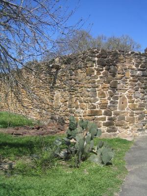 Wall of San Jose Mission.JPG