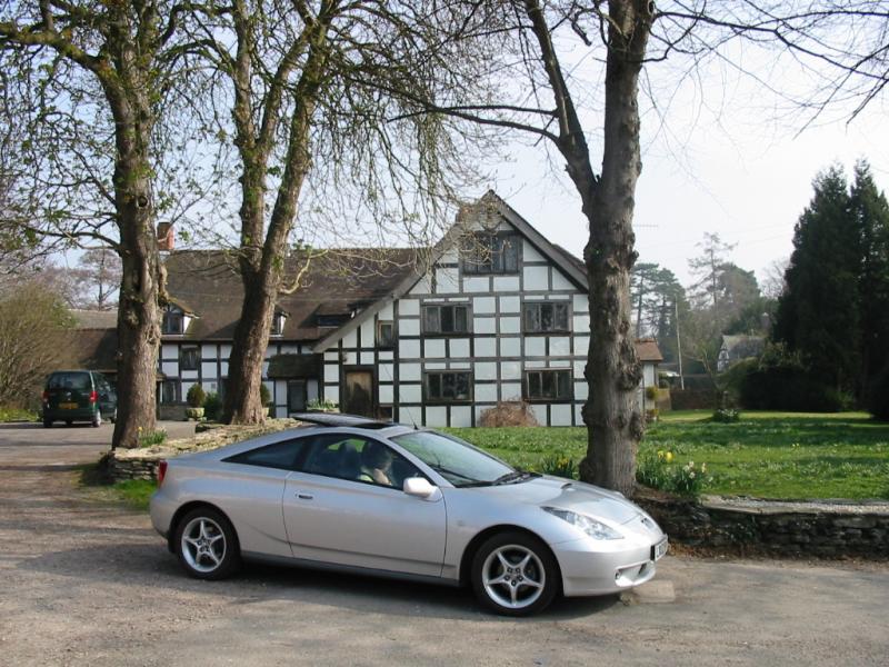 The bed and breakfast ( Anns toyota in foreground)