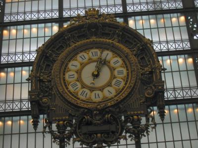 clock in Musee Dorsay Paris