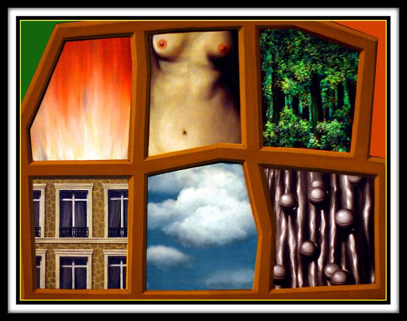 A Modern Art Framing Collage Re-Framed