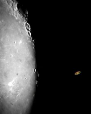 Saturn/Moon Occultation