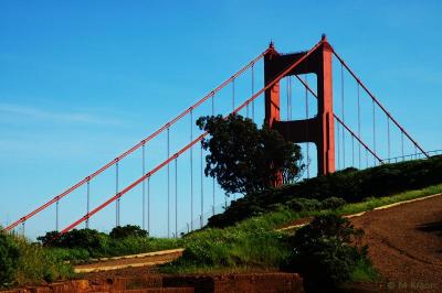 Golden Gate North Tower from Marin Headlands