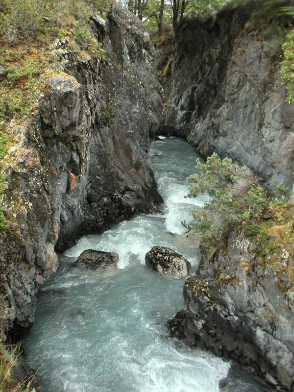 Icy river