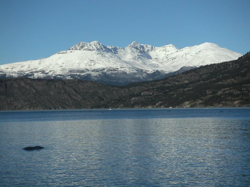 Snowcapped mountains