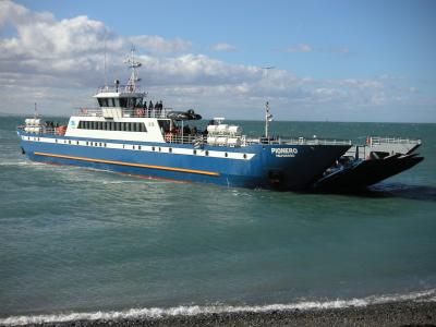 Our ferry across the straits