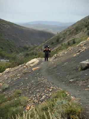 Heavy load up a big hill