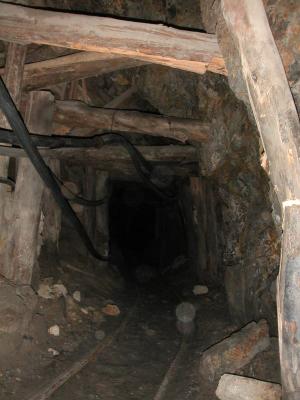 Dark, low tunnels