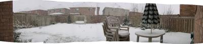 Click on this one to see our back garden in a snow snorm!