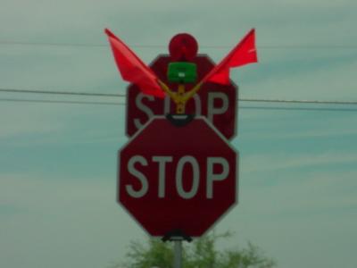 stop sign twice in Mesa Arizona