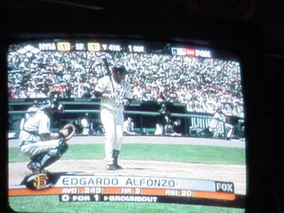 baseball on TV