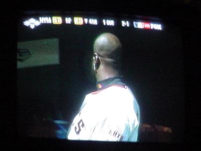 baseball on TV<br>Barry Bonds