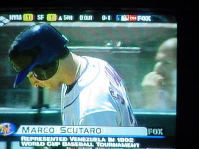 baseball on TV Marco Scutaro