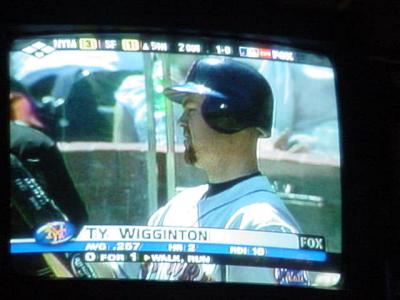 baseball on TVTy Wigginton