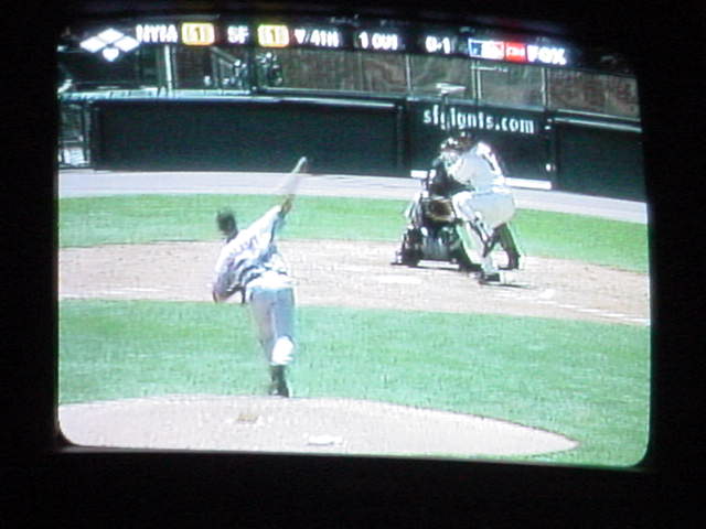 baseball on TV