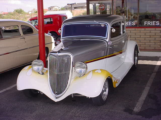 34 Ford 5 window <br> coupe all steel body