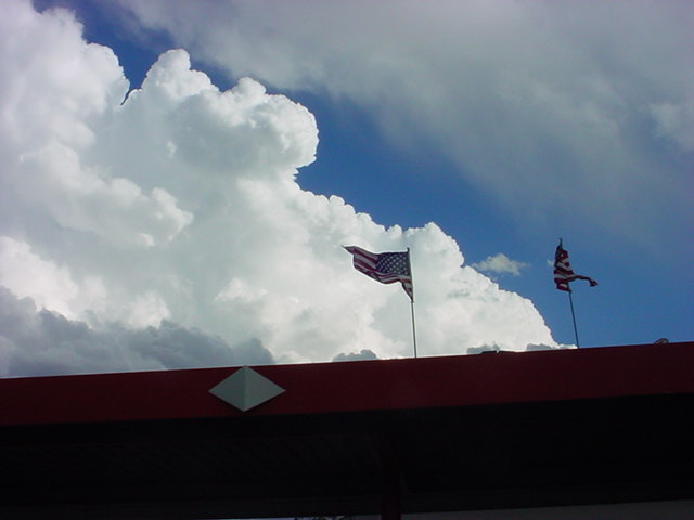 flags at Screamers