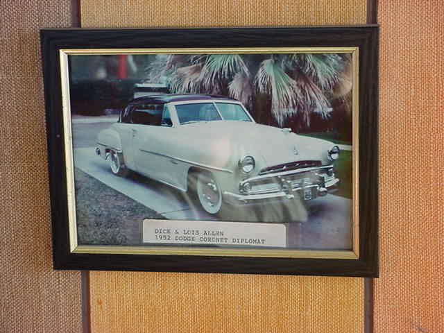 Dick & Lois Allen<br>1952 Dodge Coronet Diplomat