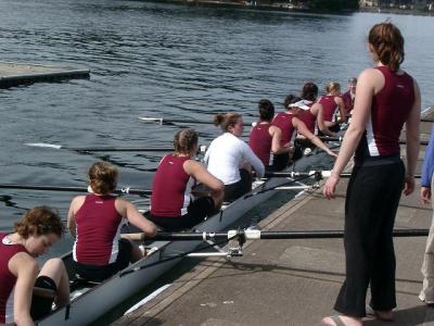 Novice Women launching into battle!
