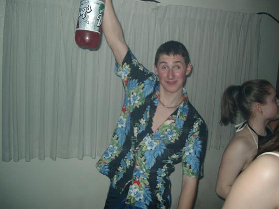 Devin is drunk as a mofo.
