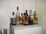 Only the finest liquors are served up in Suges Dorm