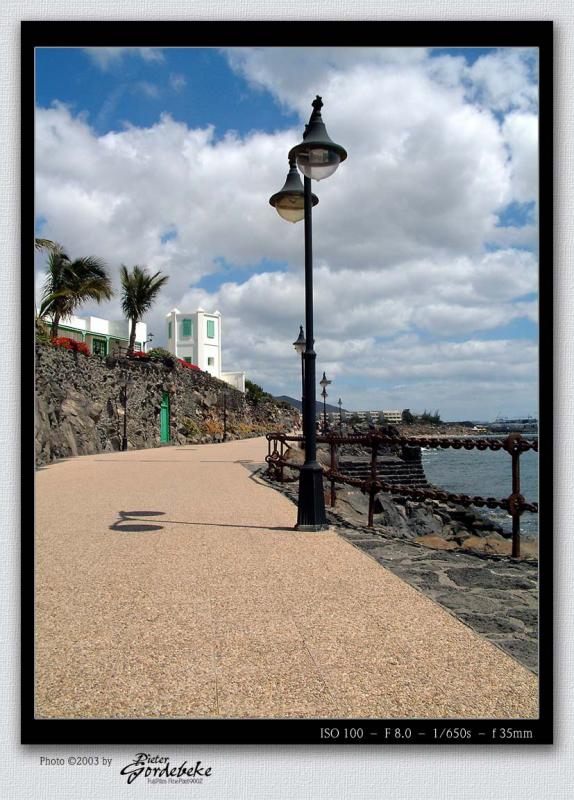 Playa Blanca promenade