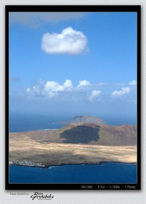 Clouds over Isla Graciosa