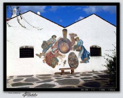 Mural in San Bartolom