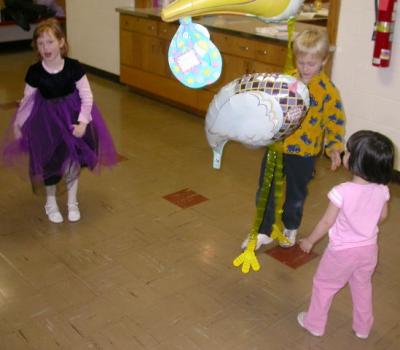 Corrie's Baby Shower - Play time
